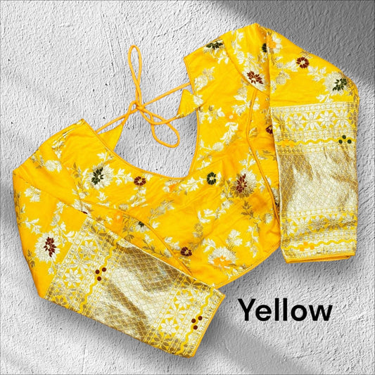 Dola silk blouse / long sleeves by Kurti Connection USA