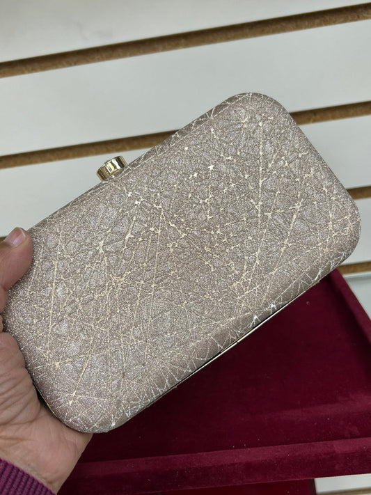 Light gold clutch purse