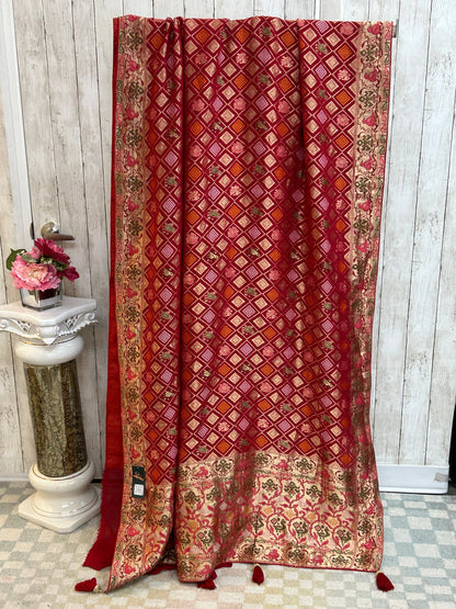 Bandhani patola saree