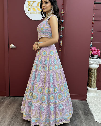Light purple lehenga Choli set