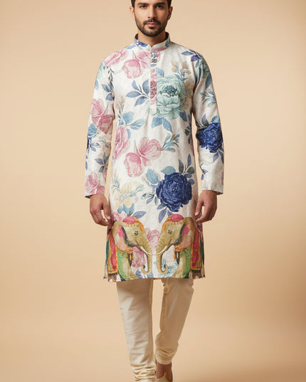 Digital print Mens kurta set