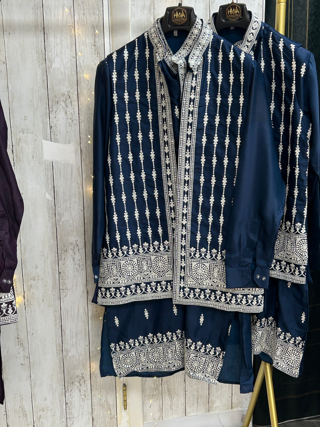 Half jacket kurta set / sherwani