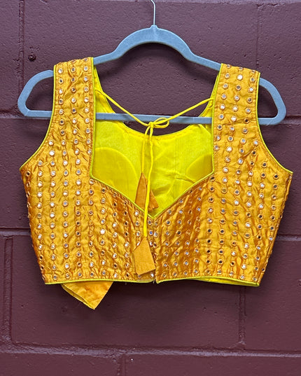 Mirror work blouse : garba