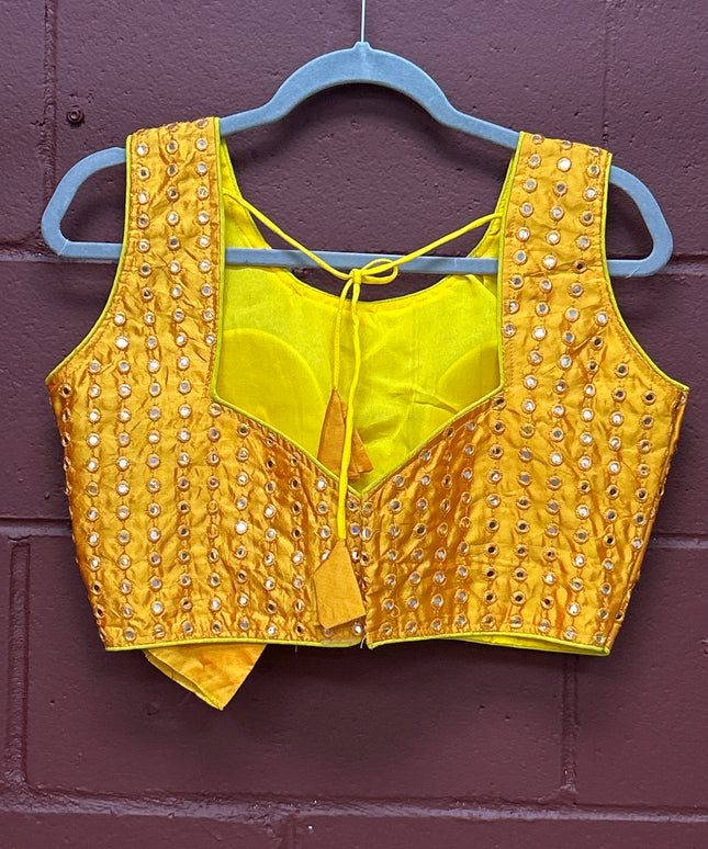 Mirror work blouse : garba