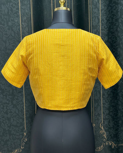 Yellow blouse