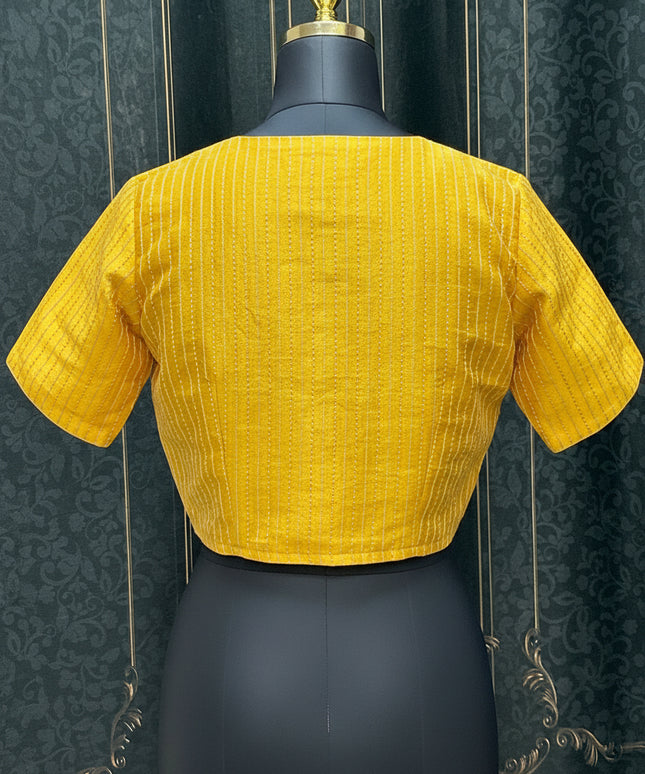 Yellow blouse