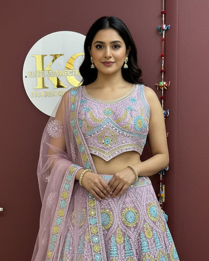 Light purple lehenga Choli set