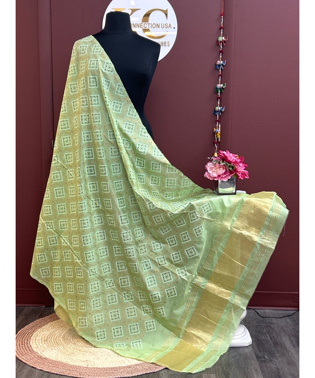Light green dupatta