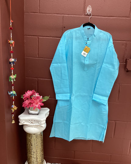 Blue ments kurta with pant