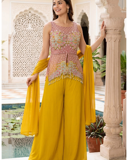 Indo western sharara set