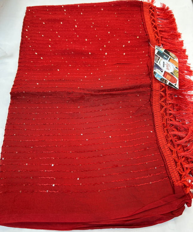 Maroon dupatta