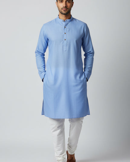 Light purple cotton kurta pajama