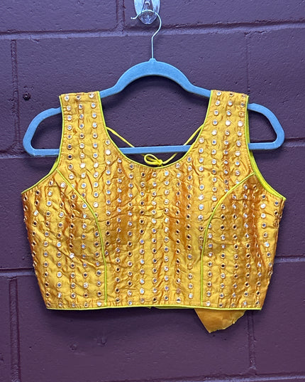 Mirror work blouse : garba