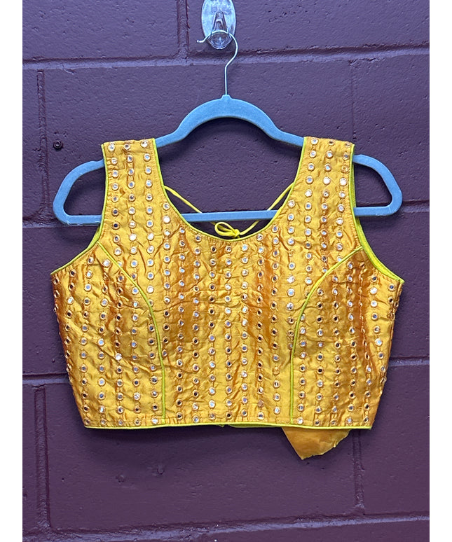 Mirror work blouse : garba