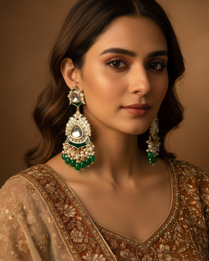 Kundan earrings