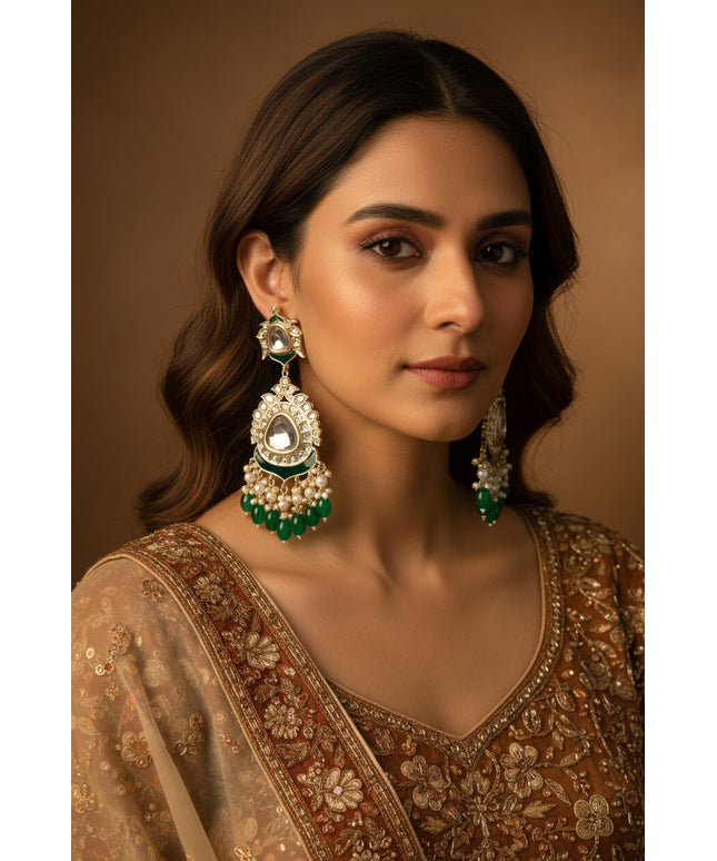 Kundan earrings