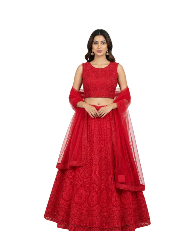 Red lehenga Choli set