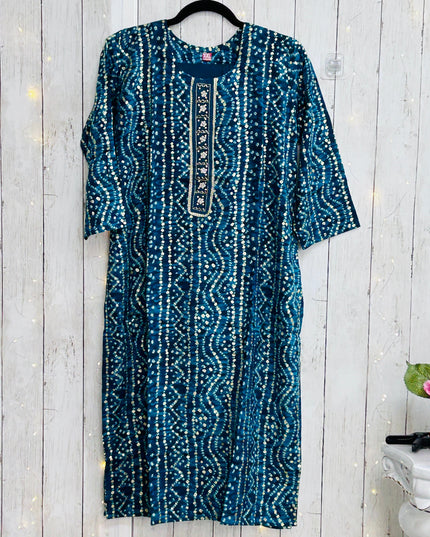 Bandhani Kurti set