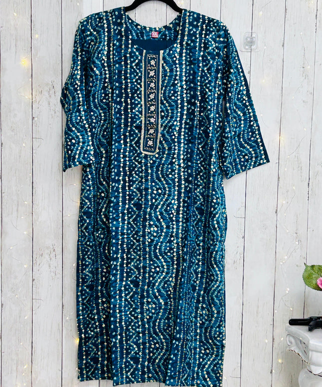 Bandhani Kurti set