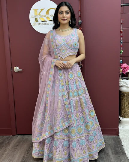 Light purple lehenga Choli set