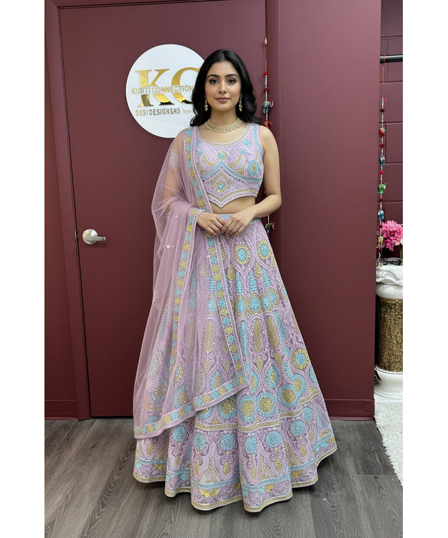 Light purple lehenga Choli set