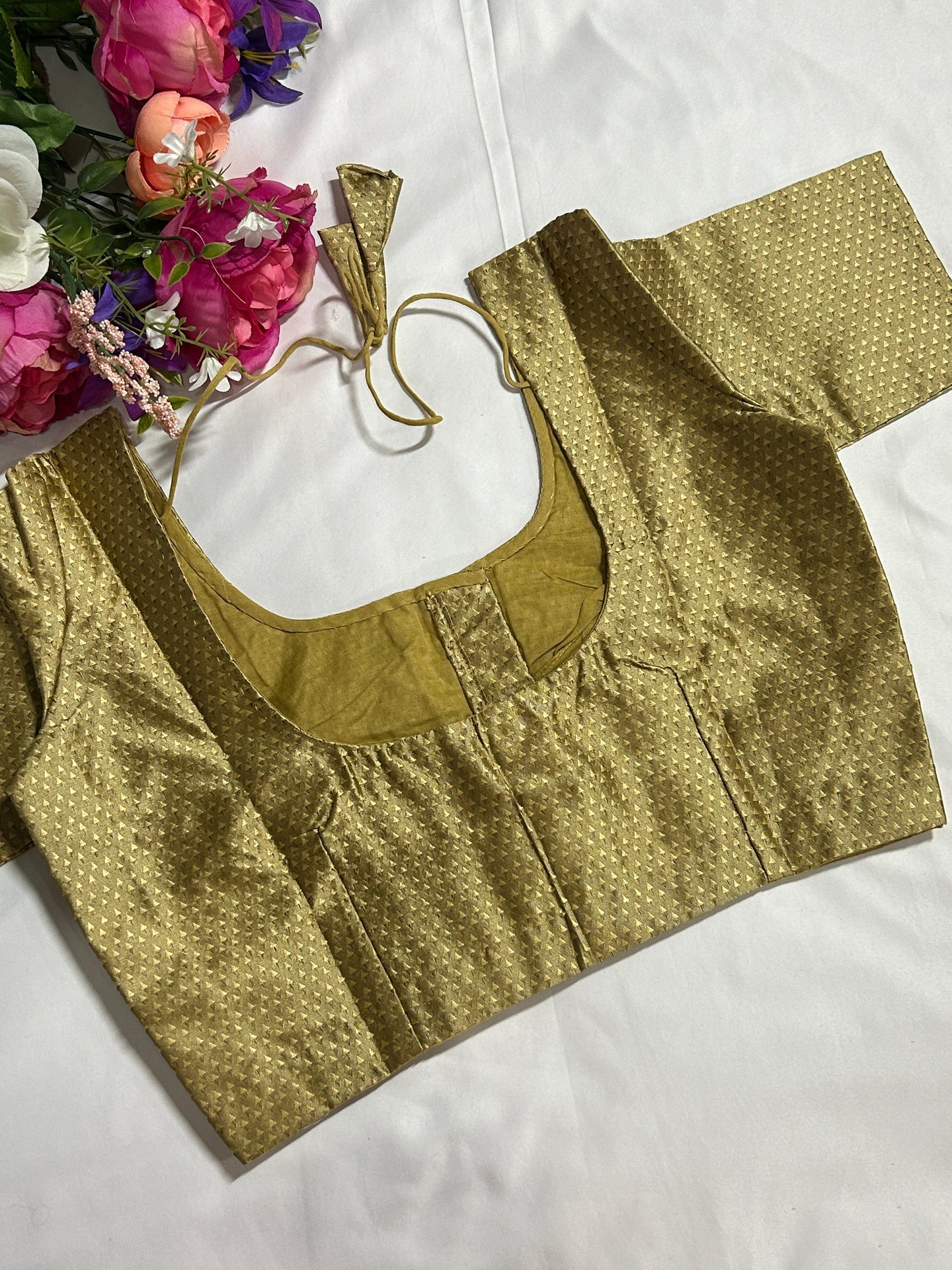 Gold blouse