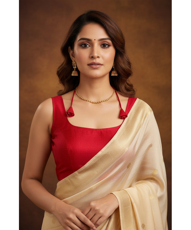 Raw silk blouses by Kurti Connection USA