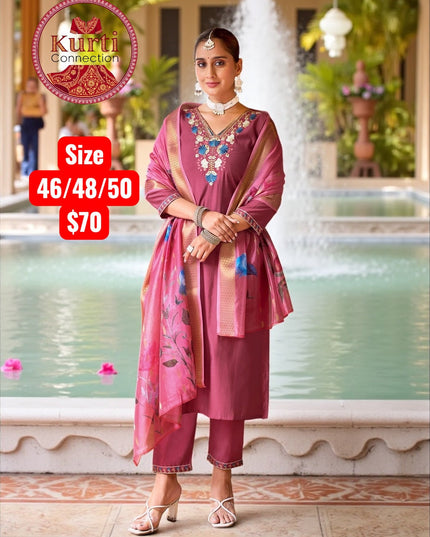 Malhar : Plus size Kurti sets by Kurti Connection USA
