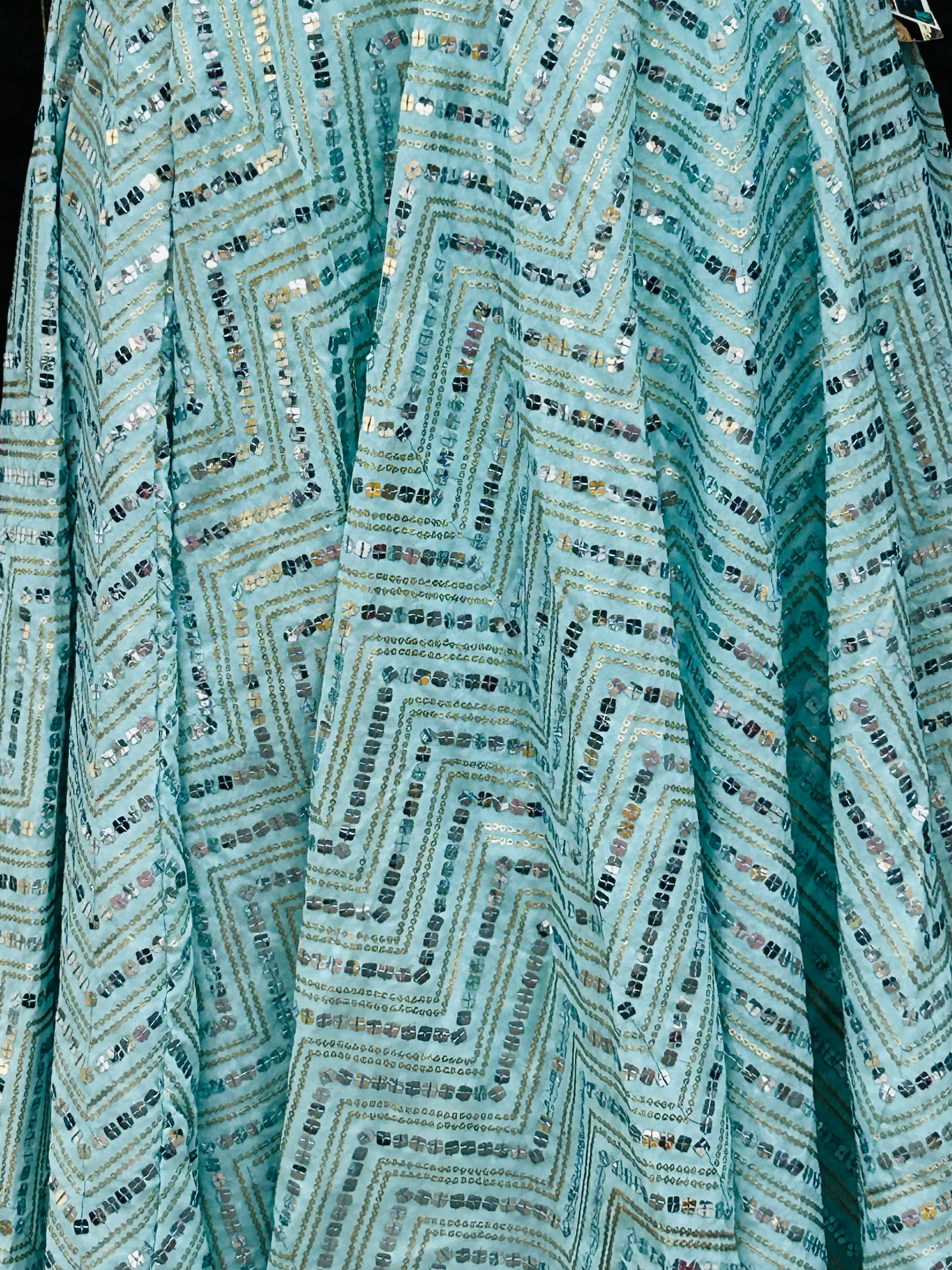 Sequin lehenga : garba chaniya