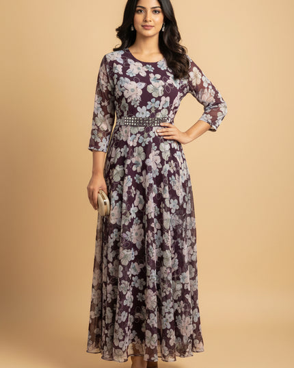 Georgette long kurti