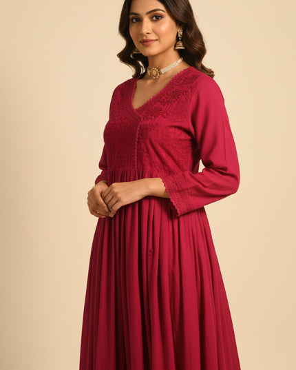 Rayon long kurti