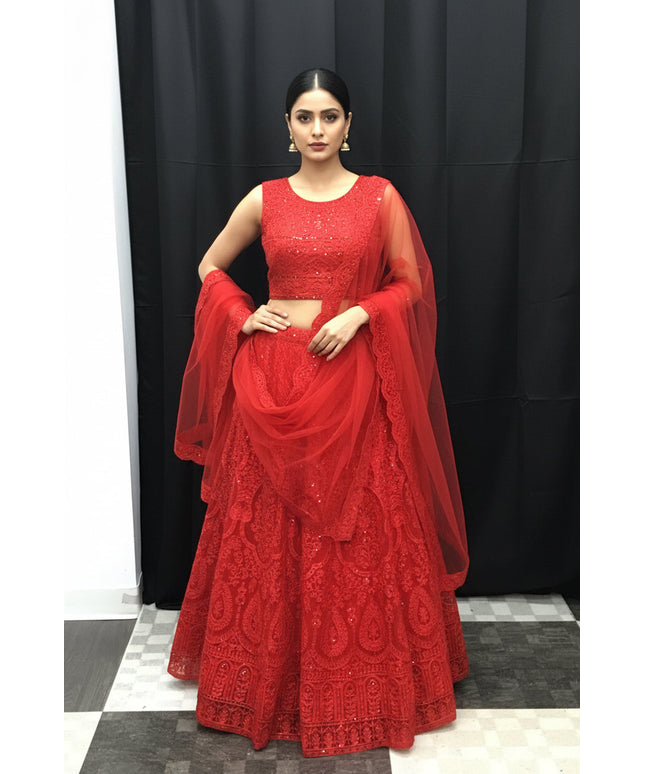 Red lehenga Choli set
