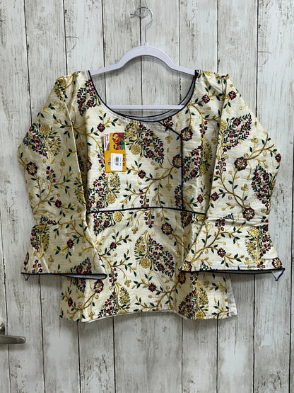 Raw silk blouse | long blouse by Kurti Connection USA