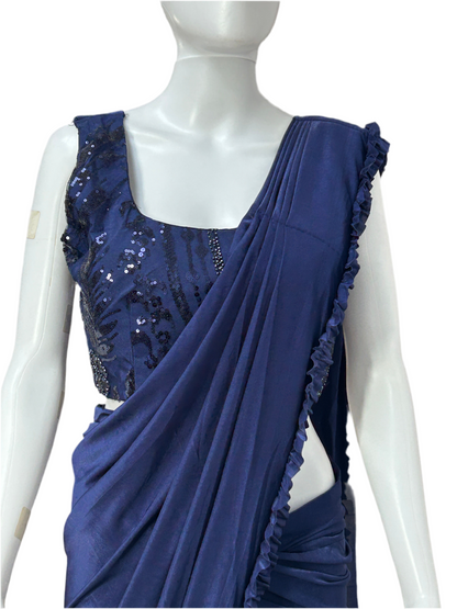 Ready to wear Pre stitched saree by Kurti Connection USA