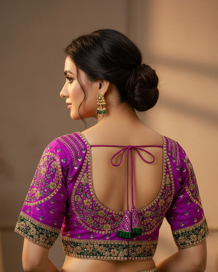 Purple blouse