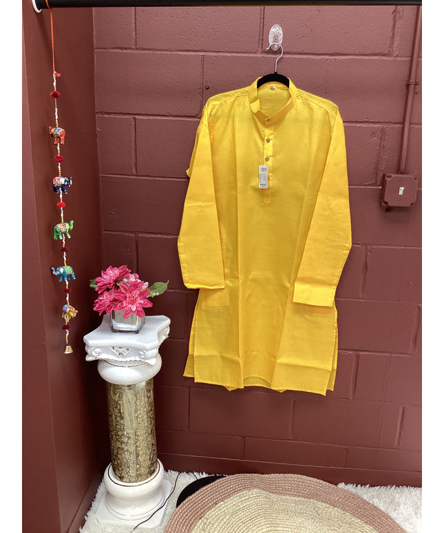 Turmeric shade mens kurta with pant
