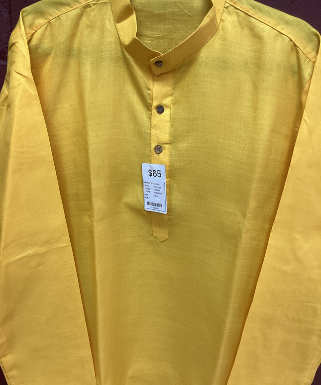 Turmeric shade mens kurta with pant