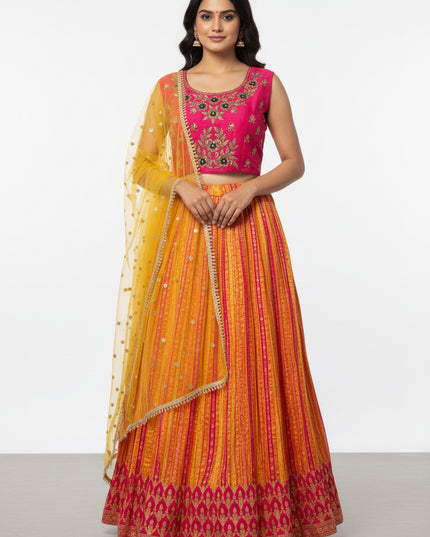 Multicolor legenga Choli set