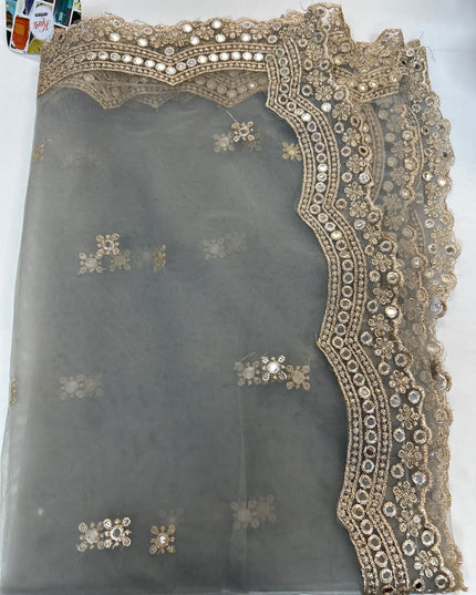 Grey dupatta