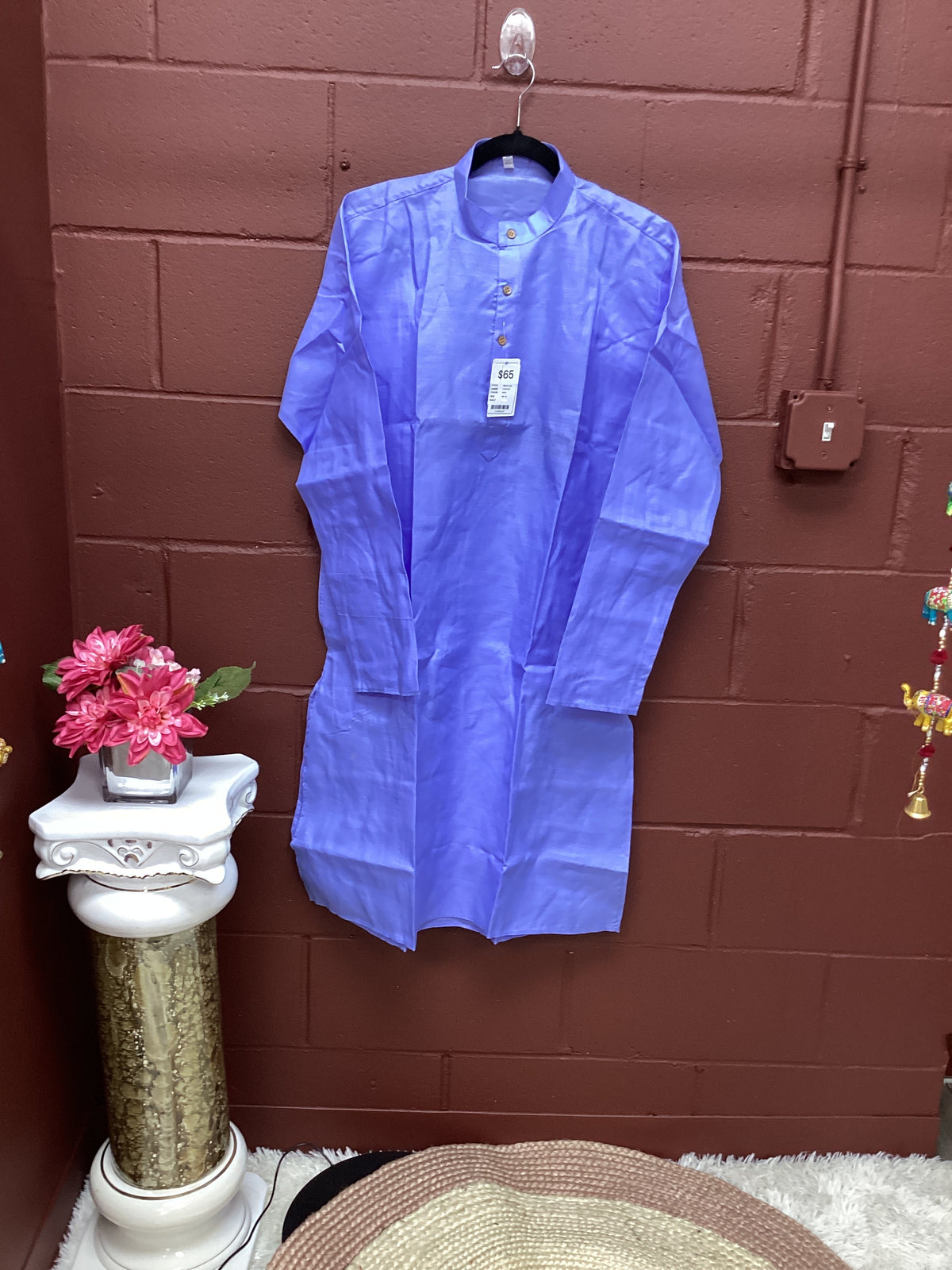 blue kurta set