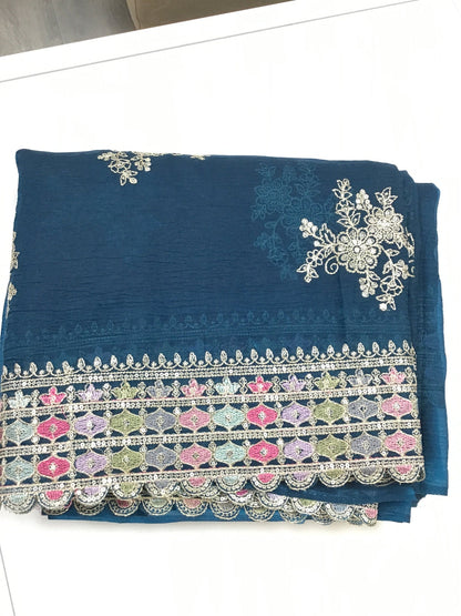 Party wear saree : best for wedding functions - Kurti Connection USA