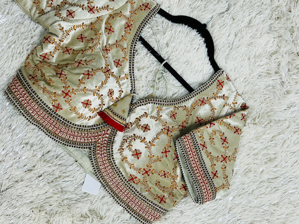 Velvet blouse - Kurti Connection USA
