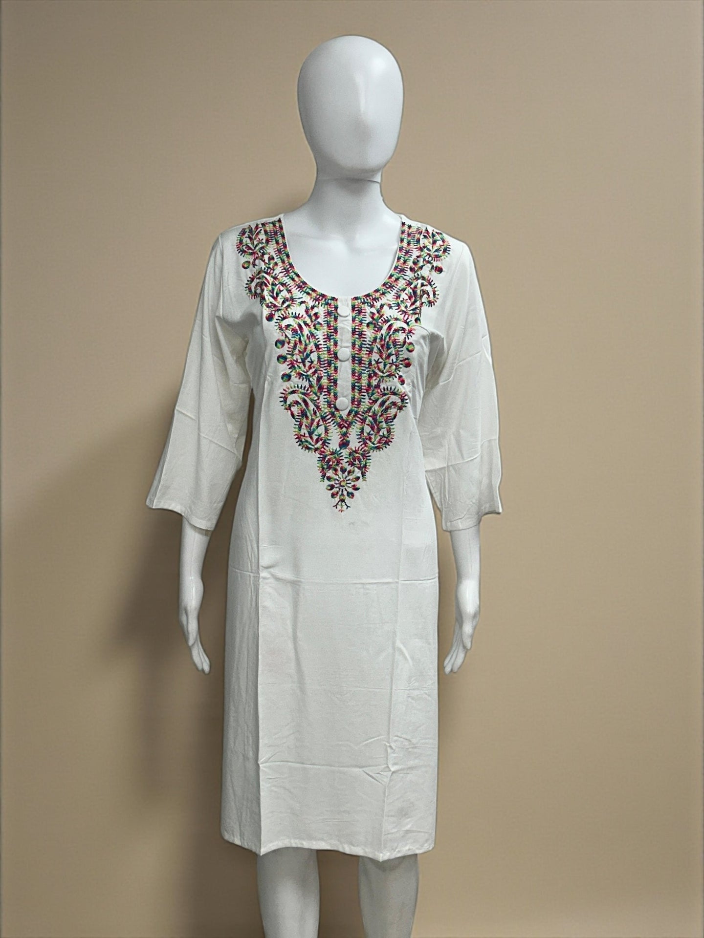 Chikankari Kurti by Kurti Connection USA