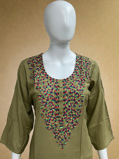 Chikankari Kurti by Kurti Connection USA
