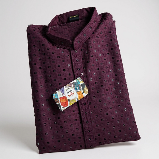 Sequin kurta set by Kurti Connection USA
