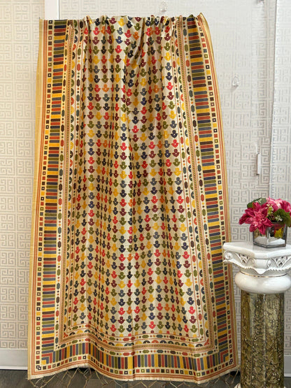 Silk dupatta : digital print by Kurti Connection USA