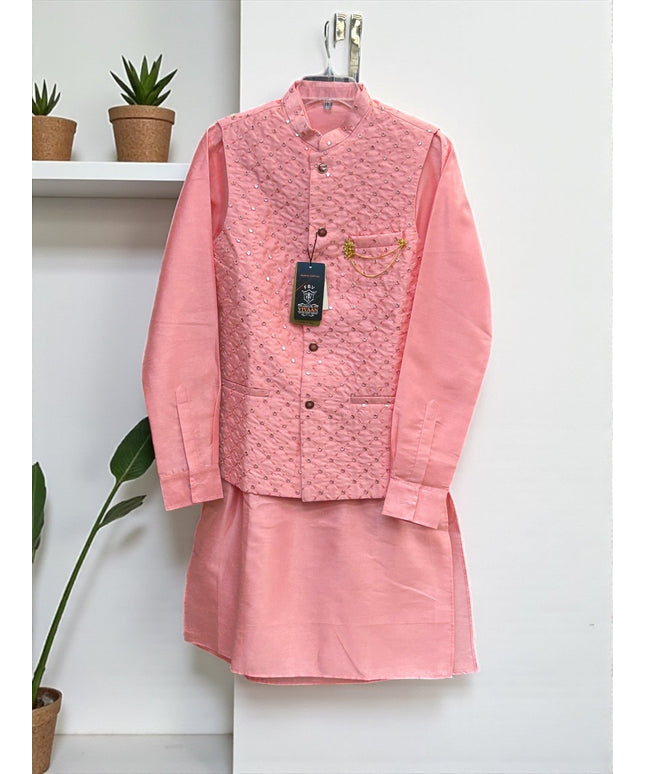 Mirror work Kurta set by Kurti Connection USA