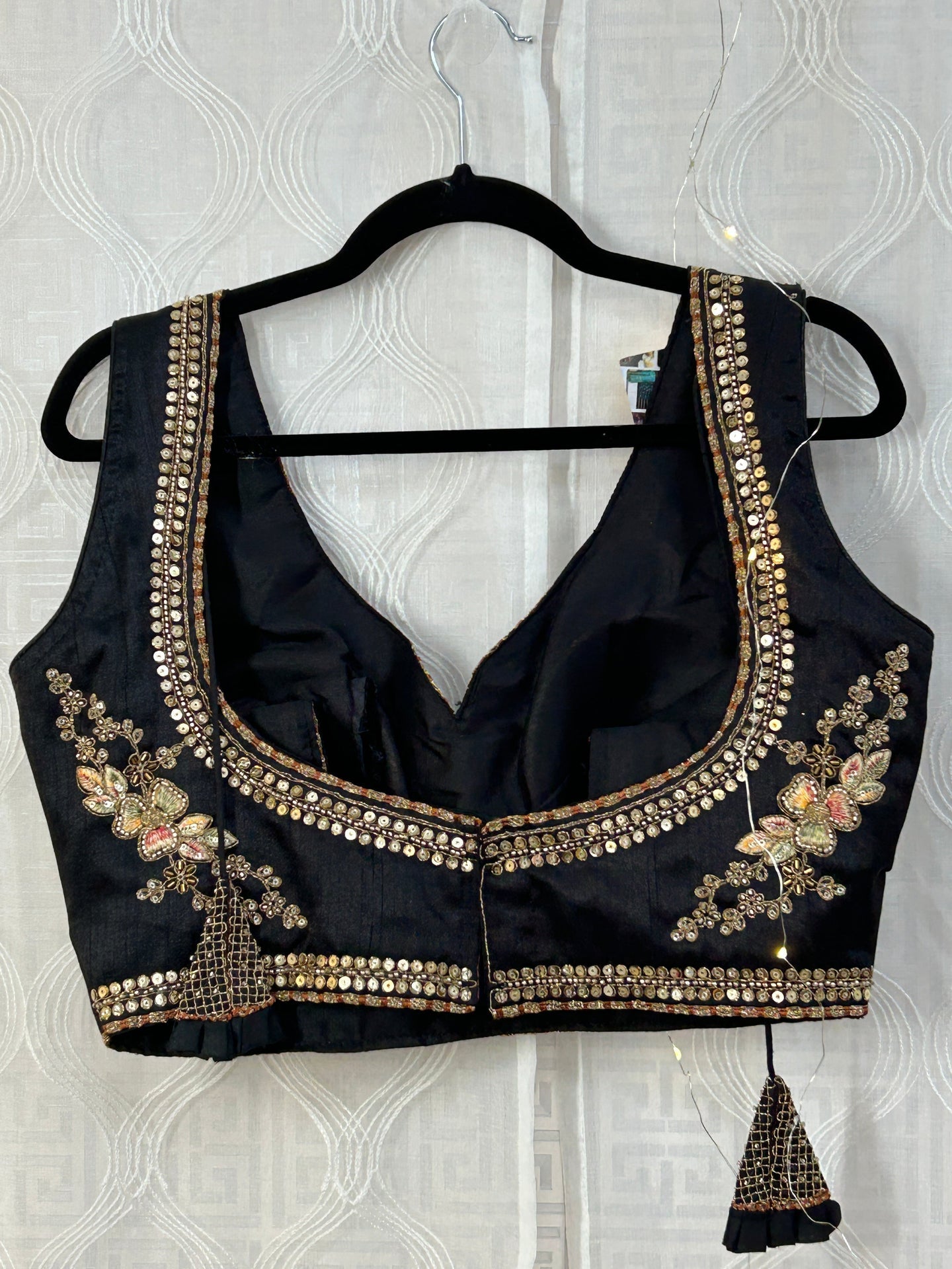 Heavy work blouse : readymade blouse / sleeves available by Kurti Connection USA