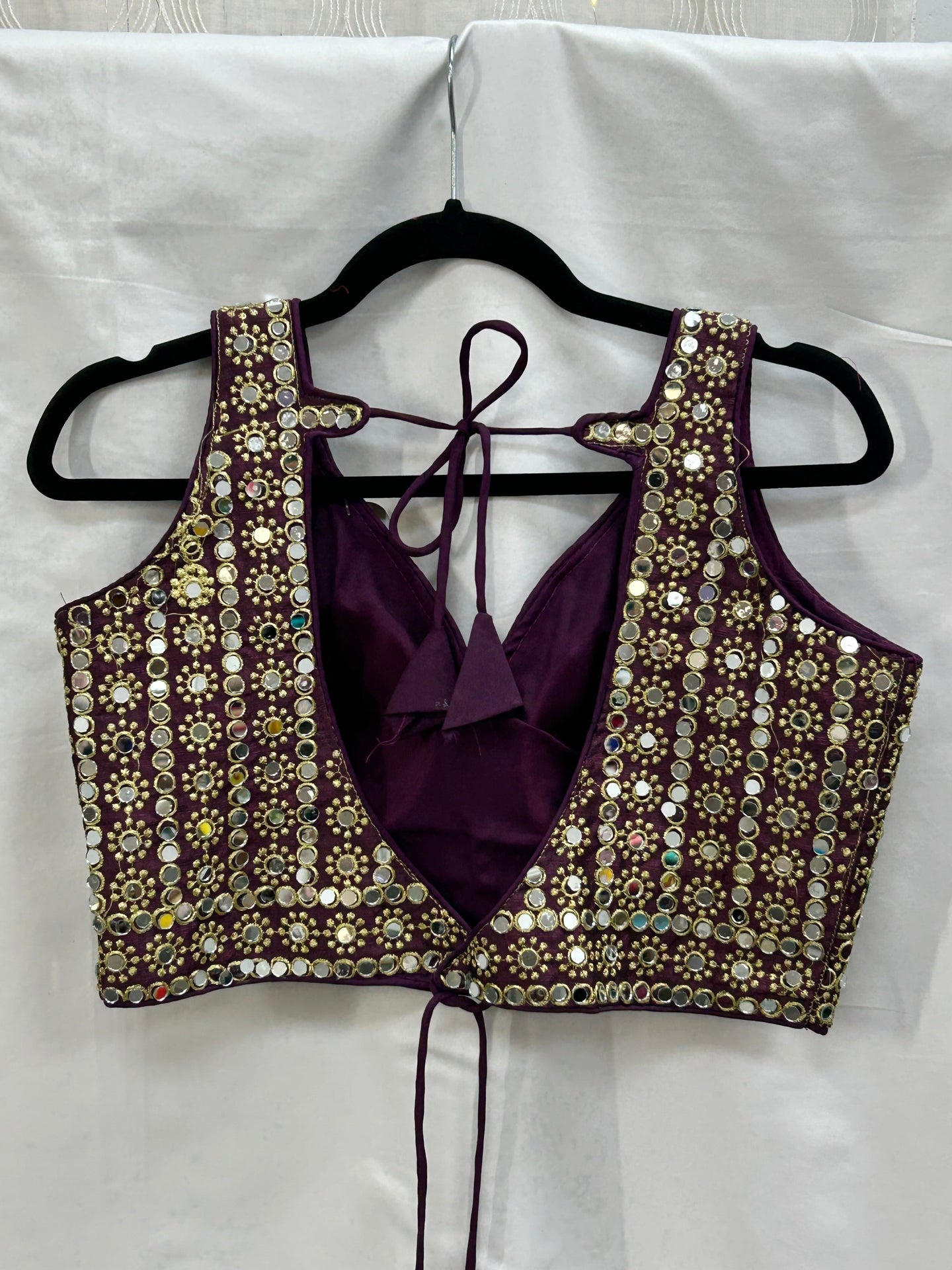 Mirror work blouse by Kurti Connection USA