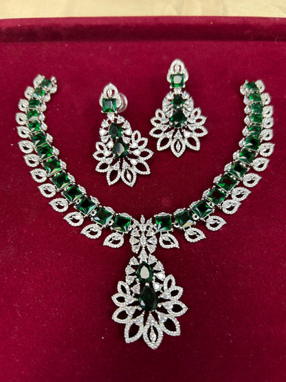 Statement necklace set by Kurti Connection USA